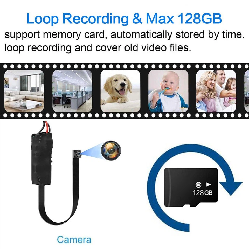 Remote Control DVR — Hidden Pinhole Camera With Long Battery Life best