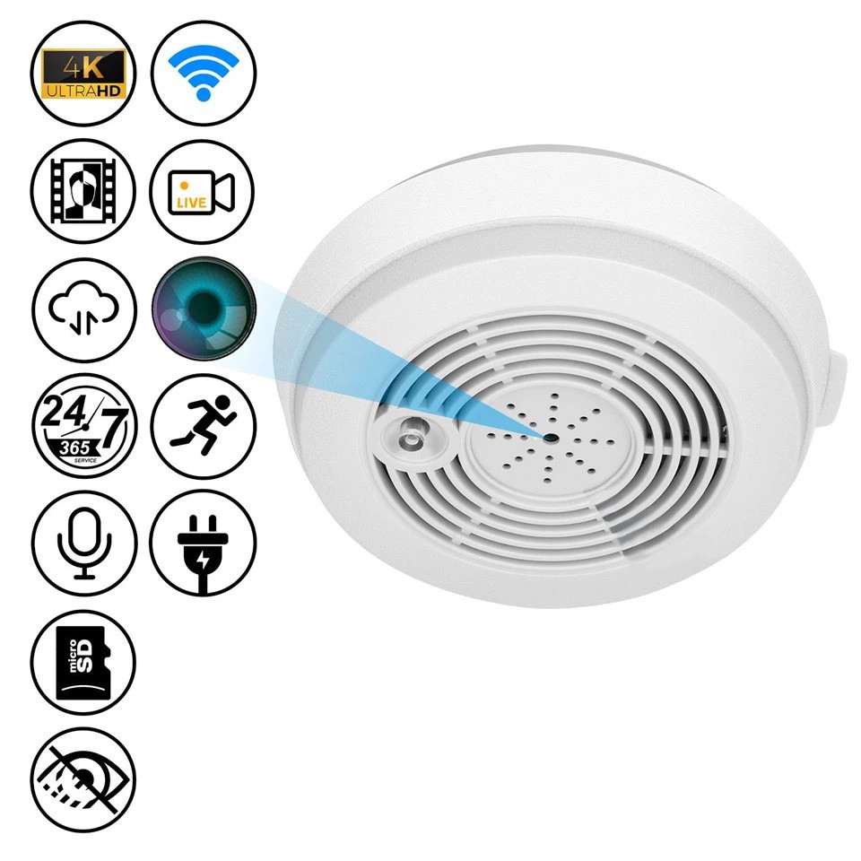 Smoke Detector Hidden Camera SC02 – HD Surveillance With Night Vision & Motion Detection Smoke Detector Hidden Camera SC02 – HD Surveillance With Night Vision & Motion Detection