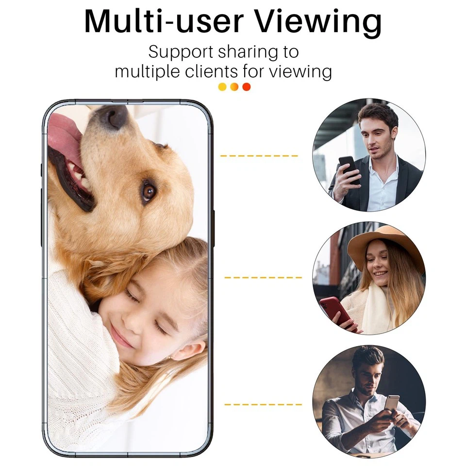 LCD Display Alarm Clock WiFi Camera Z11 – 4K Security Camera With Night Light, Temperature & Humidity Detection high quality