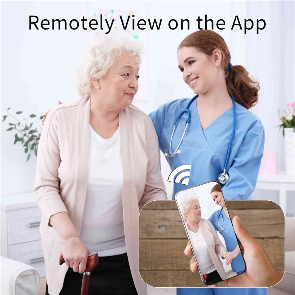 LCD Display Alarm Clock WiFi Camera Z11 – 4K Security Camera With Night Light, Temperature & Humidity Detection price