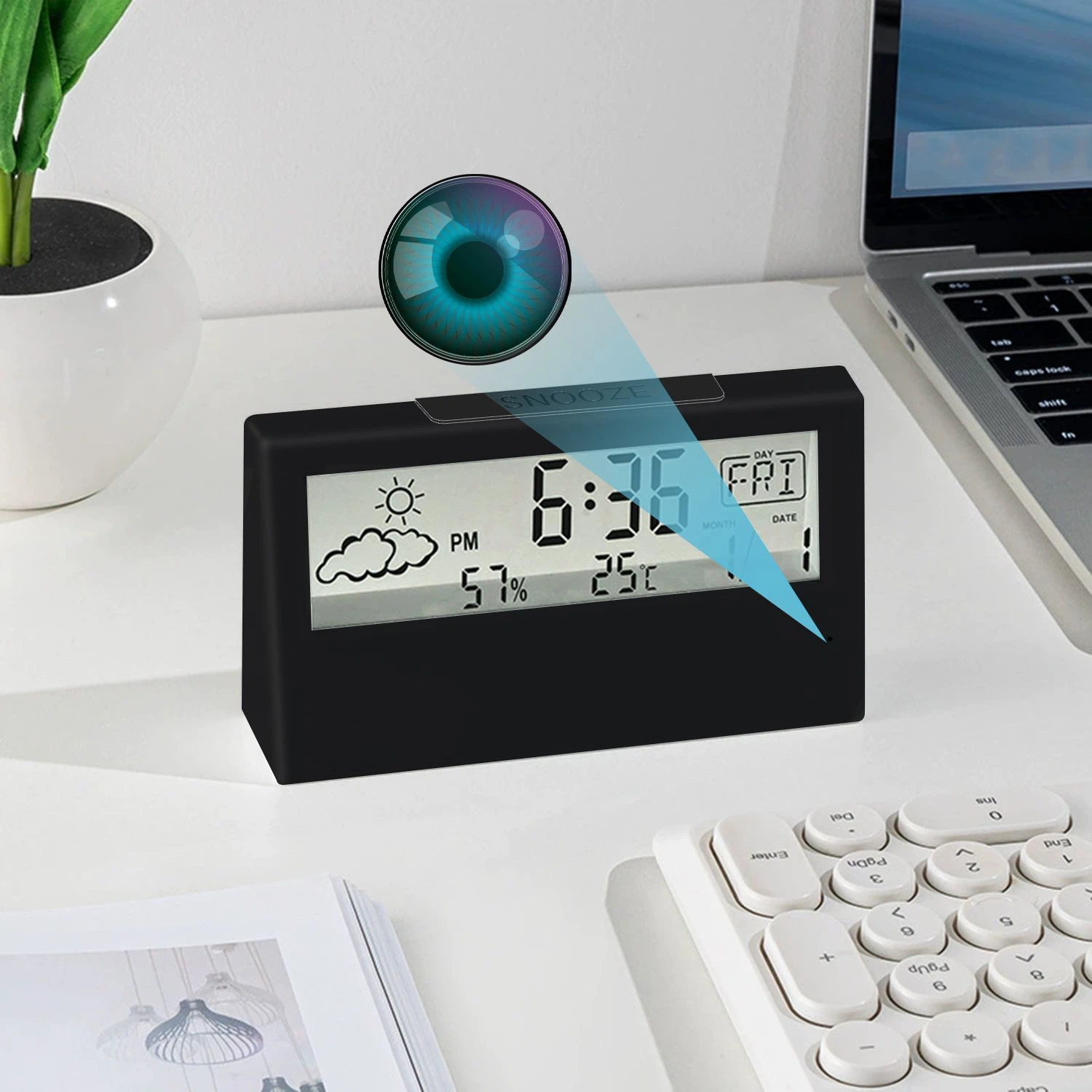 alarm clock WIFI camera 6001 alarm clock WIFI camera 6001